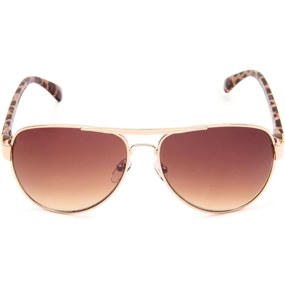 Rocawear Aviator Gold and Brown Sunglasses